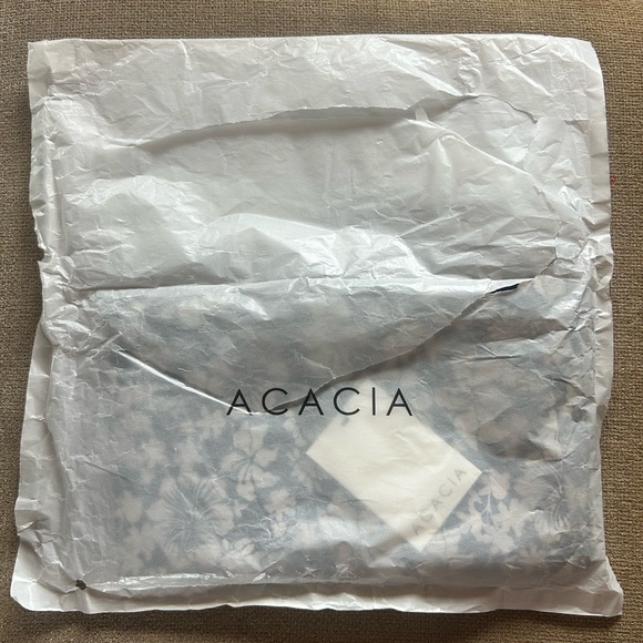 Acacia Swimwear Black and Cream Floral Sarong - Picture 3 of 3